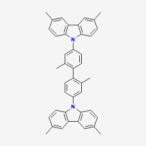 9H-Carbazole, 9,9'-(2,2'-dimethyl[1,1'-biphenyl]-4,4'-diyl)bis[3,6-dimethyl-