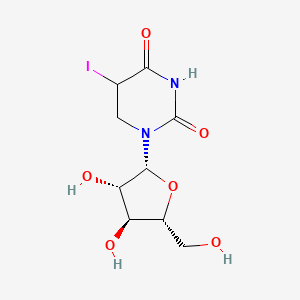 1-[(2R,3S,4S,5R)-3,4-dihydroxy-5-(hydroxymethyl)oxolan-2-yl]-5-iodo-1,3-diazinane-2,4-dione