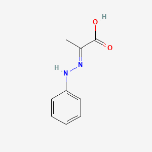 molecular formula C9H10N2O2 B1233586 Pyruvate phenylhydrazone CAS No. 5330-70-1