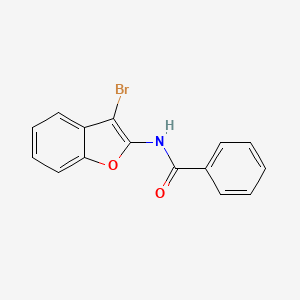 molecular formula C15H10BrNO2 B12335883 N-(3-Bromobenzofuran-2-yl)benzamide 