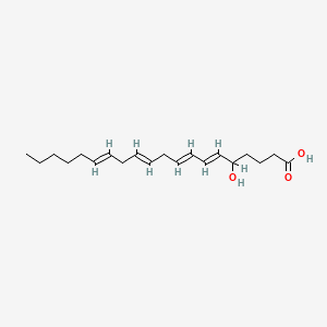 molecular formula C20H32O3 B1233590 5-Hydroxyeicosatetraenoic acid CAS No. 72255-35-7