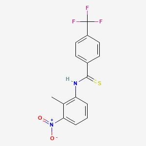 N-(2-Methyl-3-nitrophenyl)-4-(trifluoromethyl)benzothioamide