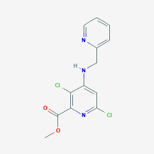 Methyl 3,6-dichloro-4-((pyridin-2-ylmethyl)amino)picolinate