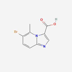 6-Bromo-5-methylimidazo[1,2-a]pyridine-3-carboxylic acid