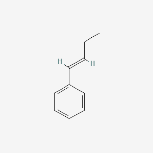 molecular formula C10H12 B1233593 (E)-1-Phenyl-1-butene CAS No. 824-90-8