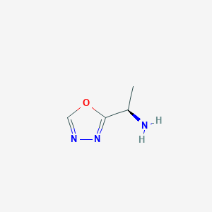 1,3,4-Oxadiazole-2-methanamine, alpha-methyl-, (alphaR)-