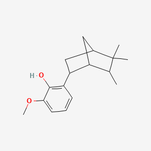 Phenol, 2-methoxy-6-(5,5,6-trimethylbicyclo(2.2.1)hept-2-yl)-