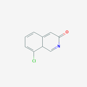 molecular formula C9H6ClNO B12335960 8-chloro-8aH-isoquinolin-3-one 