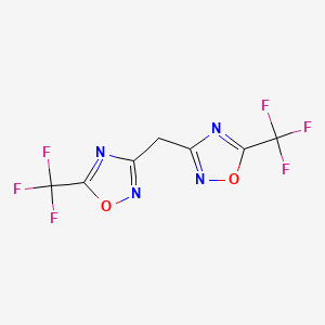 Bis(5-(trifluoromethyl)-1,2,4-oxadiazol-3-YL)methane