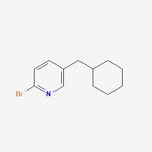 2-Bromo-5-(cyclohexylmethyl)pyridine