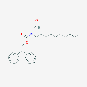 molecular formula C27H35NO3 B123360 (9H-Fluoren-9-yl)methyl decyl(2-oxoethyl)carbamate CAS No. 239088-22-3