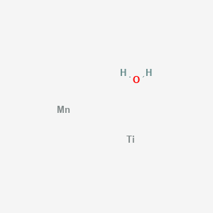 molecular formula H2MnOTi B12336040 Manganese;titanium;hydrate 