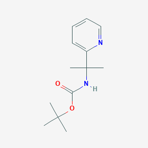 molecular formula C13H20N2O2 B12336089 N-Boc-2-(2-pyridyl)-2-propylamine 