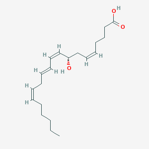 molecular formula C20H32O3 B12336090 5,9,11,14-Eicosatetraenoic acid, 8-hydroxy-, (5Z,8S,9E,11Z,14Z)- 