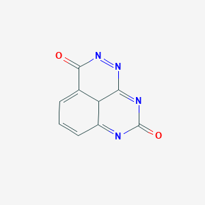 molecular formula C9H4N4O2 B12336104 2,3,10,12-Tetrazatricyclo[7.3.1.05,13]trideca-1(12),2,5,7,9-pentaene-4,11-dione 