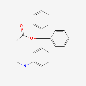 molecular formula C23H23NO2 B12336110 [[3-(Dimethylamino)phenyl]-diphenylmethyl] acetate 