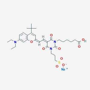 molecular formula C32H42N3NaO9S B12336118 Fluorescence red 610* 