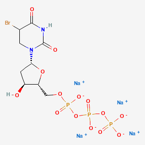 Uridine 5'-(tetrahydrogen triphosphate), 5-bromo-2'-deoxy-, tetrasodium salt (9CI)