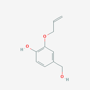 molecular formula C10H12O3 B12336152 2-(Allyloxy)-4-(hydroxymethyl)phenol CAS No. 756525-88-9