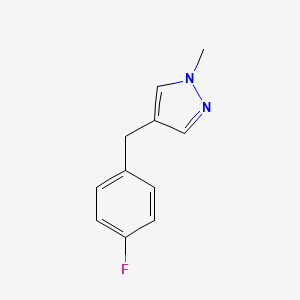 4-(4-Fluorobenzyl)-1-methyl-1H-pyrazole