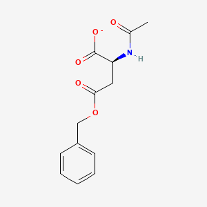 (2S)-2-acetamido-4-oxo-4-phenylmethoxybutanoate