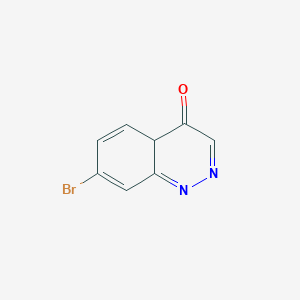 molecular formula C8H5BrN2O B12336283 7-bromo-4aH-cinnolin-4-one 