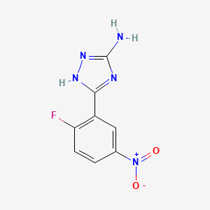 5-(2-Fluoro-5-nitrophenyl)-4H-1,2,4-triazol-3-amine