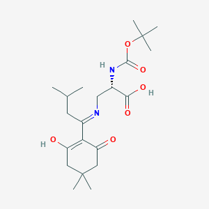 molecular formula C21H34N2O6 B12336317 Boc-Dap(ivDde)-OH 