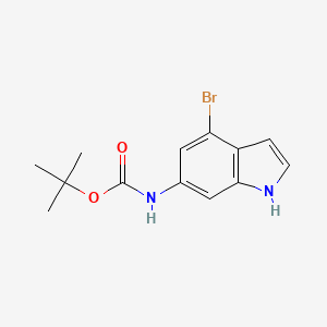 tert-butyl N-(4-bromo-1H-indol-6-yl)carbamate