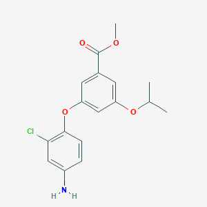 Methyl 3-(4-amino-2-chlorophenoxy)-5-isopropoxybenzoate