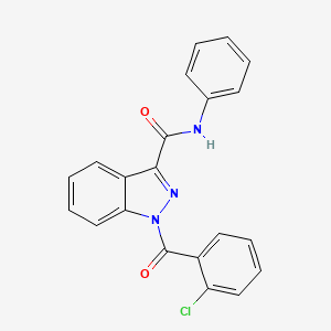 1-(2-Chlorobenzoyl)-N-phenyl-1H-indazole-3-carboxamide