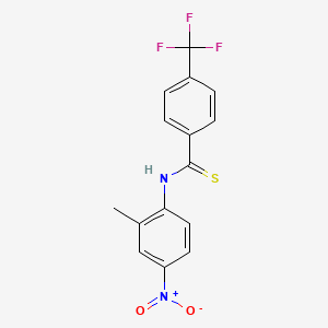 N-(2-Methyl-4-nitrophenyl)-4-(trifluoromethyl)benzothioamide