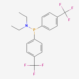 (Diethylamino)bis(4-trifluoromethylphenyl)phosphane