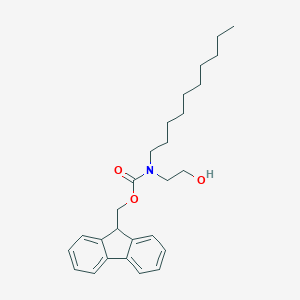 molecular formula C27H37NO3 B123364 Decyl(2-hydroxyethyl)-carbamic Acid 9H-Fluoren-9-ylmethyl Ester CAS No. 239088-19-8
