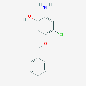 2-Amino-4-chloro-5-phenylmethoxyphenol