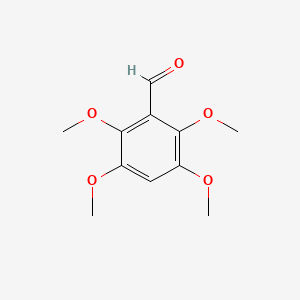 molecular formula C11H14O5 B12336417 2,3,5,6-Tetramethoxybenzaldehyde 