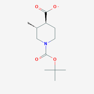 trans-1-(Tert-butoxycarbonyl)-3-methyl-4-piperidinecarboxylic acid