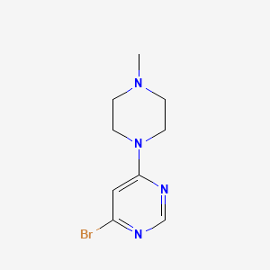 molecular formula C9H13BrN4 B12336447 4-Bromo-6-(4-methylpiperazin-1-YL)pyrimidine CAS No. 1209458-43-4