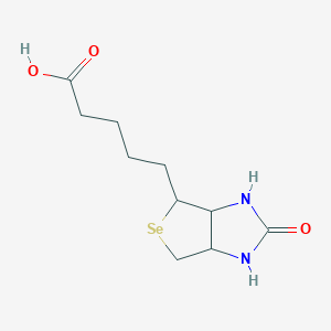 5-(2-Oxo-1,3,3a,4,6,6a-hexahydroselenopheno[3,4-d]imidazol-4-yl)pentanoic acid