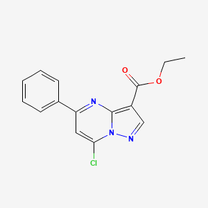 Ethyl 7-chloro-5-phenylpyrazolo[1,5-a]pyrimidine-3-carboxylate