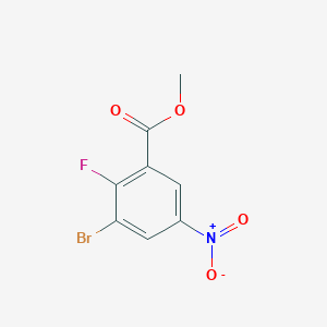 Methyl 3-bromo-2-fluoro-5-nitrobenzoate