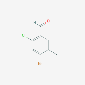 4-Bromo-2-chloro-5-methylbenzaldehyde