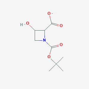 1,2-Azetidinedicarboxylic acid, 3-hydroxy-, 1-(1,1-dimethylethyl) ester