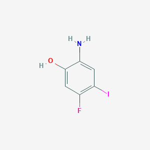 2-Amino-5-fluoro-4-iodophenol