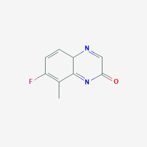 7-fluoro-8-methyl-4aH-quinoxalin-2-one