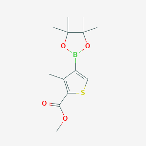 Methyl 3-methyl-4-(4,4,5,5-tetramethyl-1,3,2-dioxaborolan-2-yl)thiophene-2-carboxylate