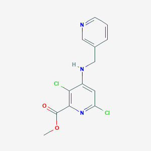 Methyl 3,6-dichloro-4-((pyridin-3-ylmethyl)amino)picolinate