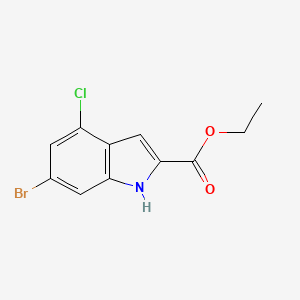 Ethyl 6-bromo-4-chloro-1H-indole-2-carboxylate