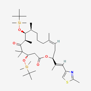 Oxacyclohexadec-13-ene-2,6-dione, 4,8-bis[[(1,1-dimethylethyl)dimethylsilyl]oxy]-5,5,7,9,13-pentamethyl-16-[(1E)-1-methyl-2-(2-methyl-4-thiazolyl)ethenyl]-, (4S,7R,8S,9S,13Z,16S)-