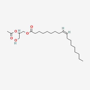 molecular formula C23H42O5 B1233665 1-Oleoyl-2-acetylglycerol CAS No. 84746-00-9